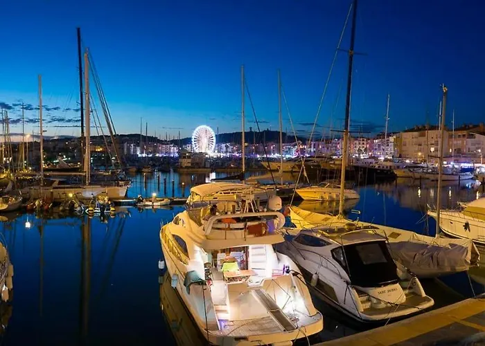 Vue Port Et Cap D'agde Ile Des Pecheurs